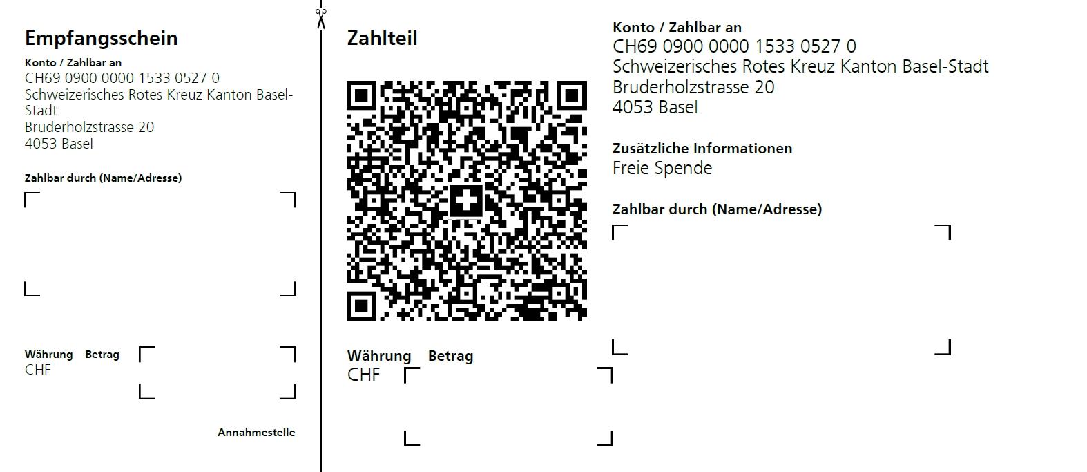 QR-Rechnung-Druckvorlage